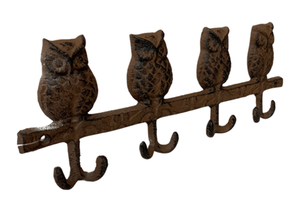 4 Owls Wall Hook