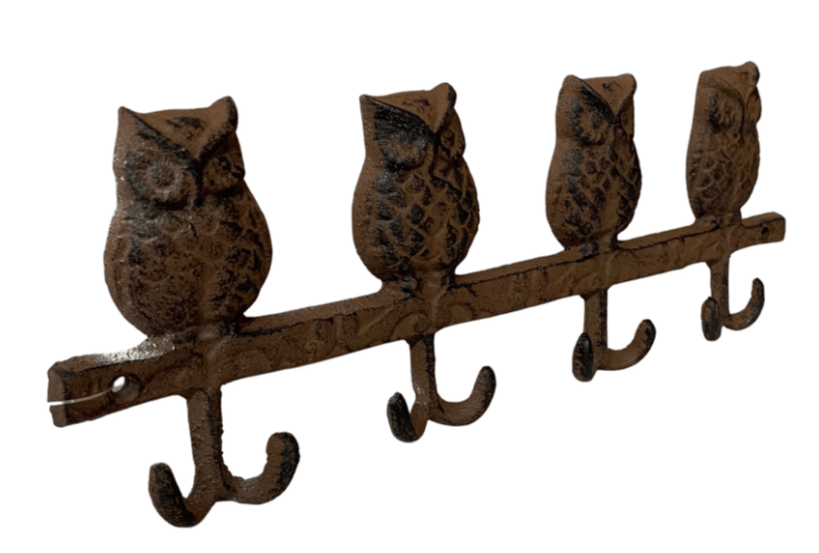 4 Owls Wall Hook