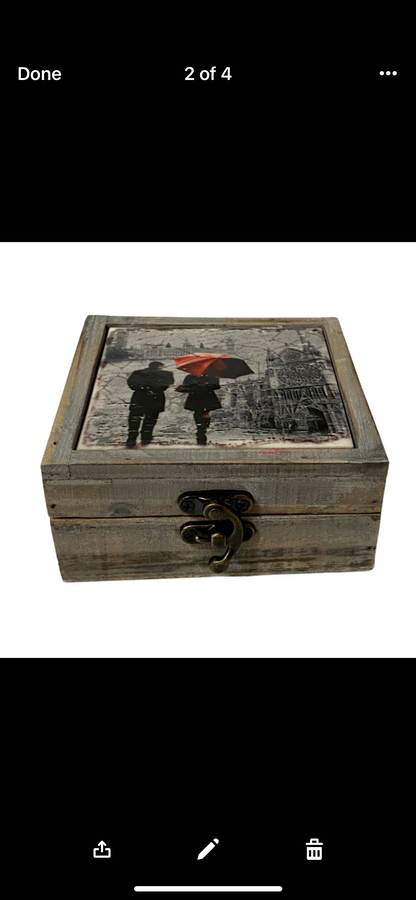 Red Umbrella Boxes - Available in 3 Sizes