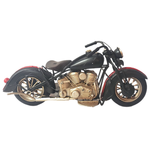 red and black motorcycle model
