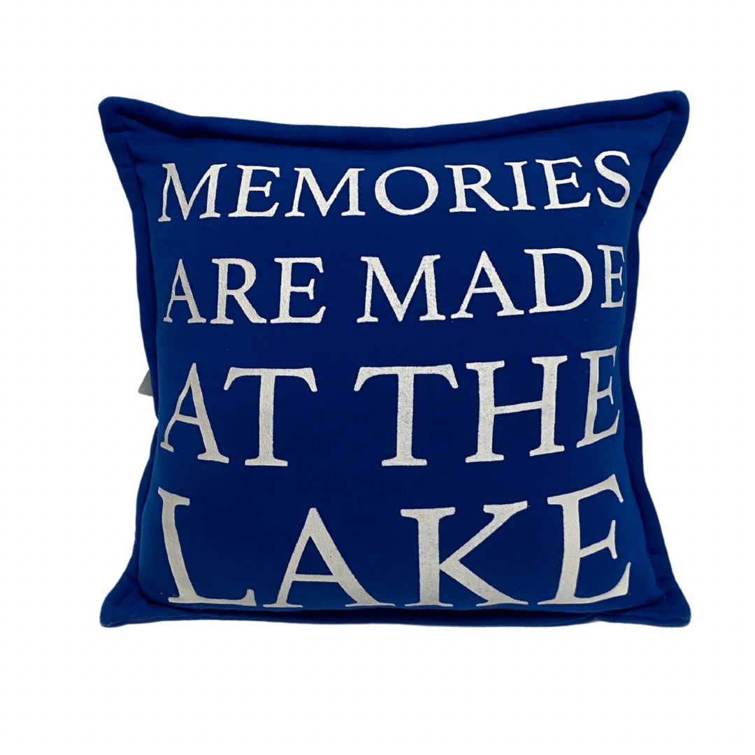 Memories Are Made At The Lake Pillow