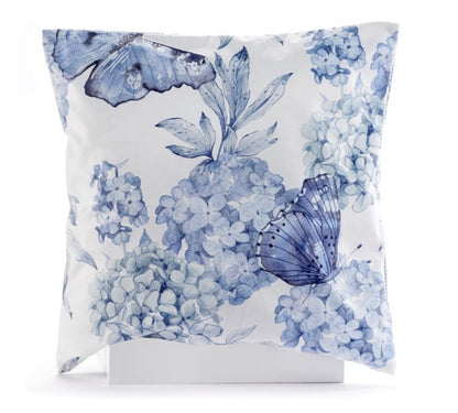 Butterfly print decorative pillow