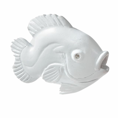 White Fish Figurine Decor - Available in 2 Sizes