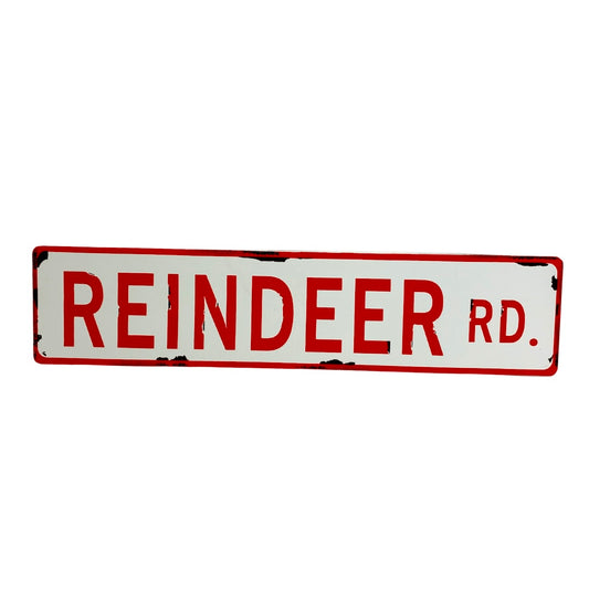 Reindeer Road Sign