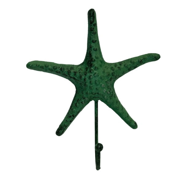 Cast Iron Starfish Wall Hook - Available in 3 Colours