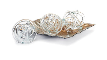 Hand Made Clear Glass Decorative Knot Table Décor