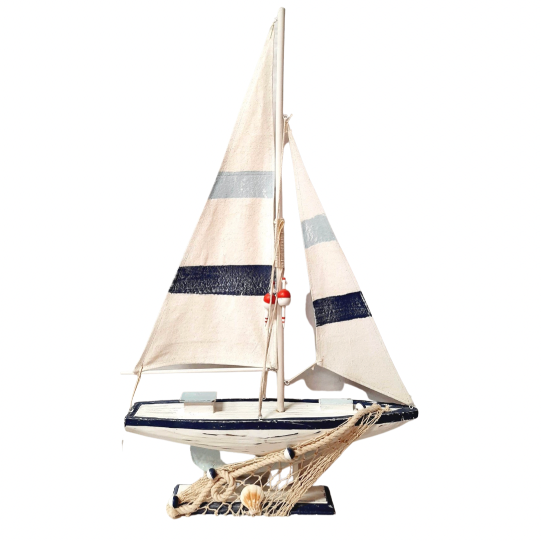 Sailboat w/Bouy & Shells - Imperial Gifts And Decor