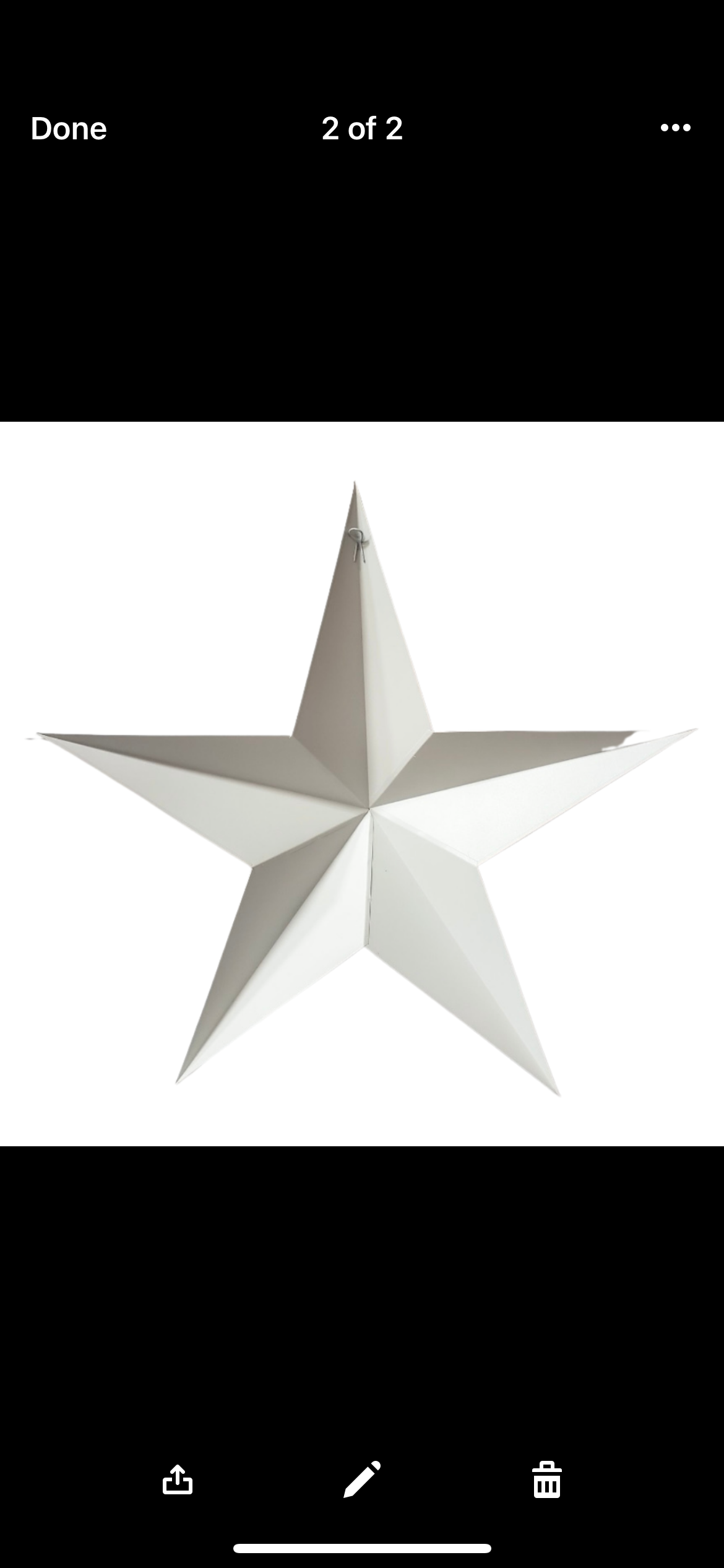 24" Metal Stars - Available in 3 Assorted Colours