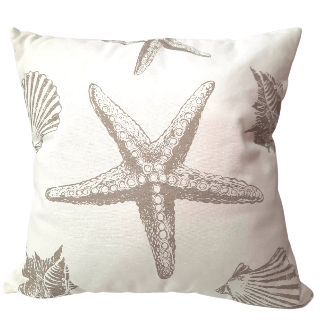 Grey Starfish Cushion - Imperial Gifts And Decor