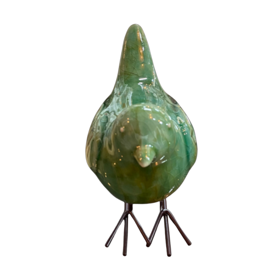 Green Ceramic Birds - Available in 2 Styles