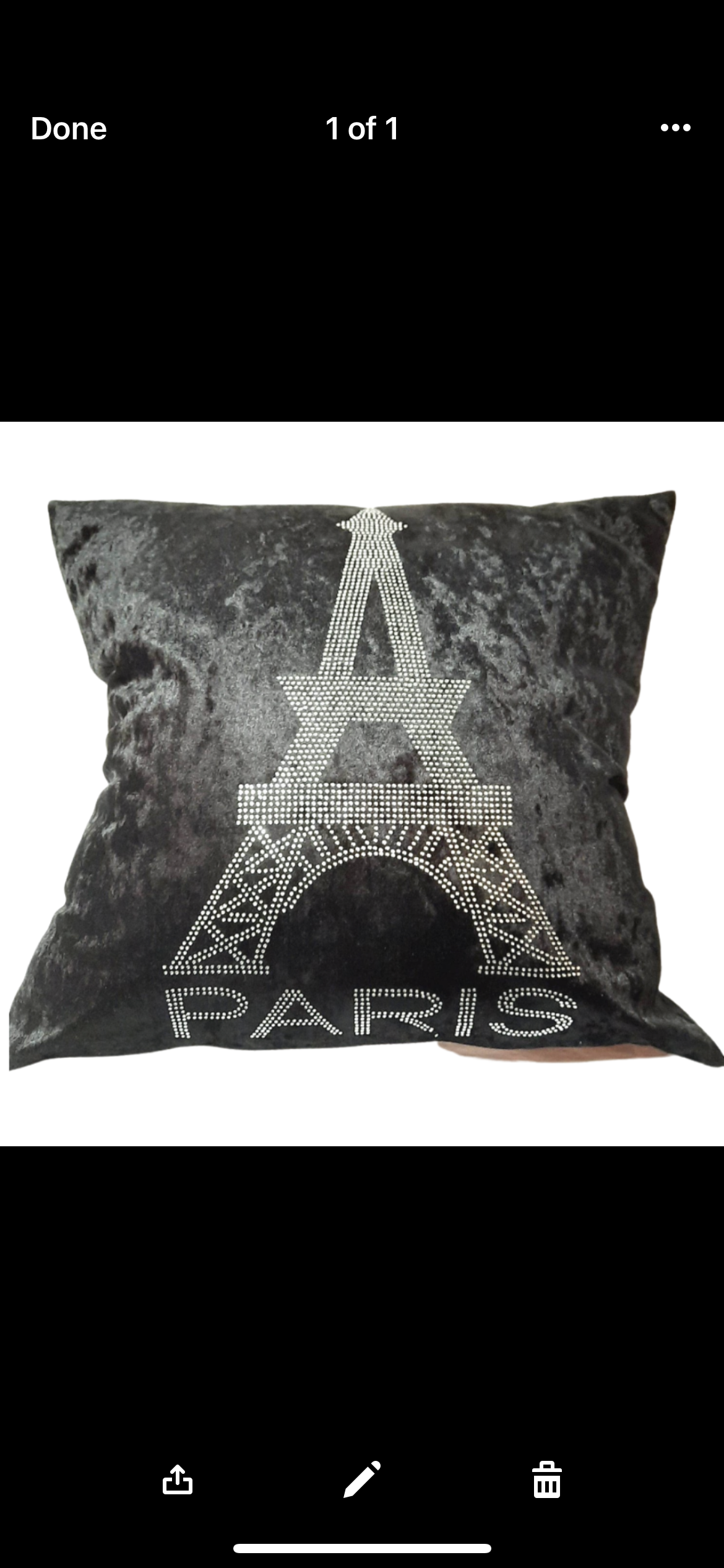 Eiffel Tower Velvet Cushions - Available in 2 Colours - Imperial Gifts And Decor™