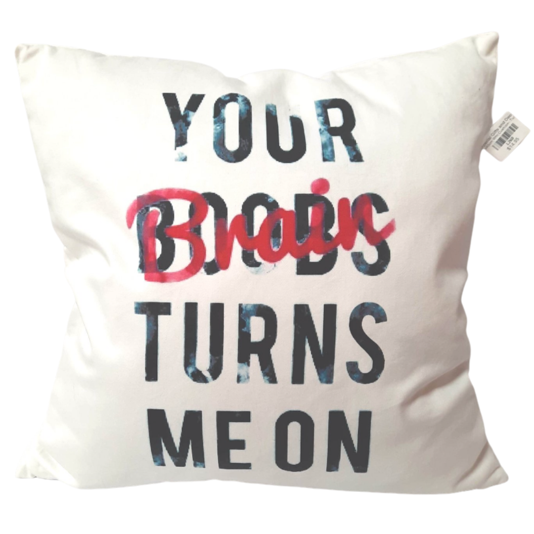 Your Boobs Turn Me On Cushion - Imperial Gifts And Decor