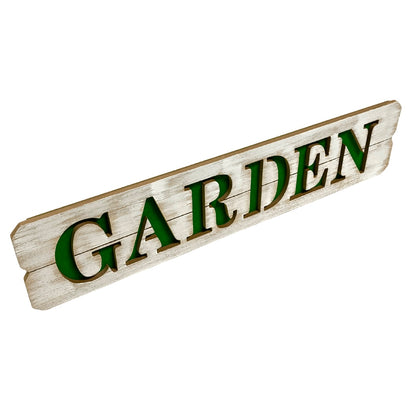 Wooden Garden Plaque