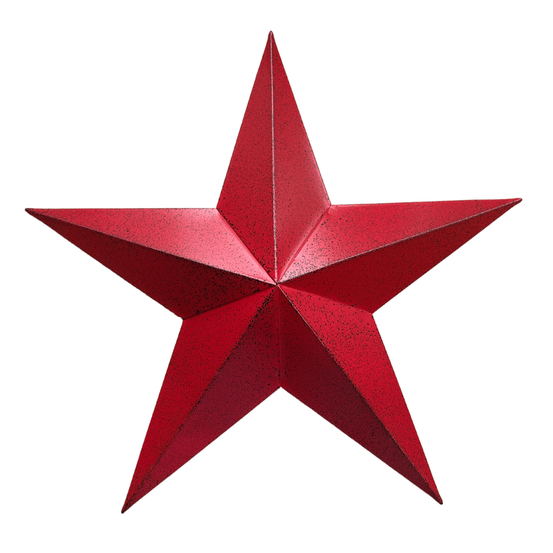 11" Metal Stars - Available in 4 Assorted Colours
