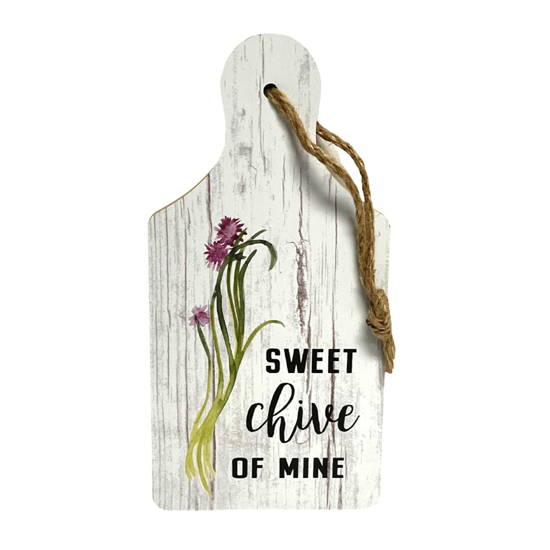 sweet chive kitchen wooden wall decor