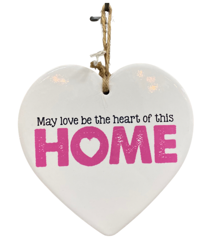 Home Ceramic Hanging Heart