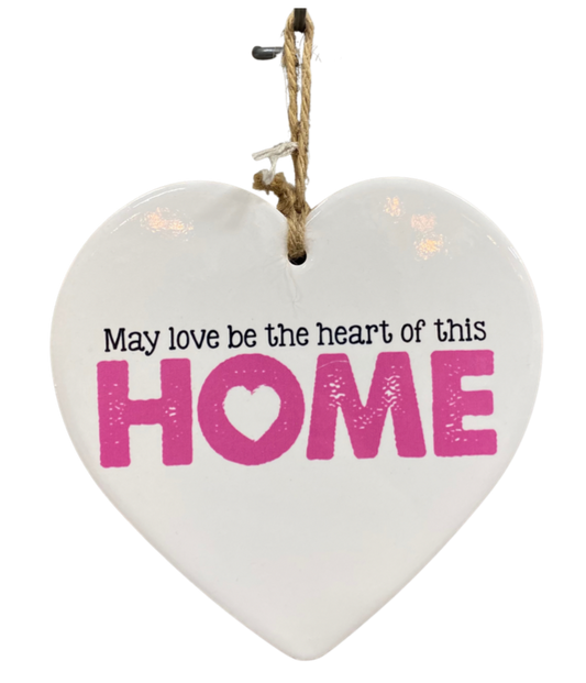 Home Ceramic Hanging Heart