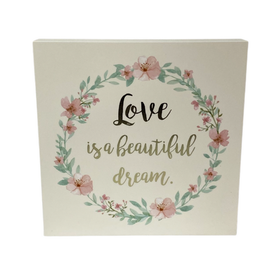Beautiful Dream Block Sign