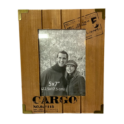 Wooden Cargo Picture Frame