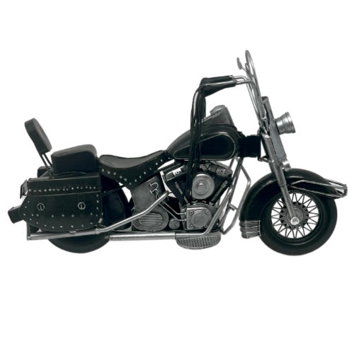black metal motorcycle model
