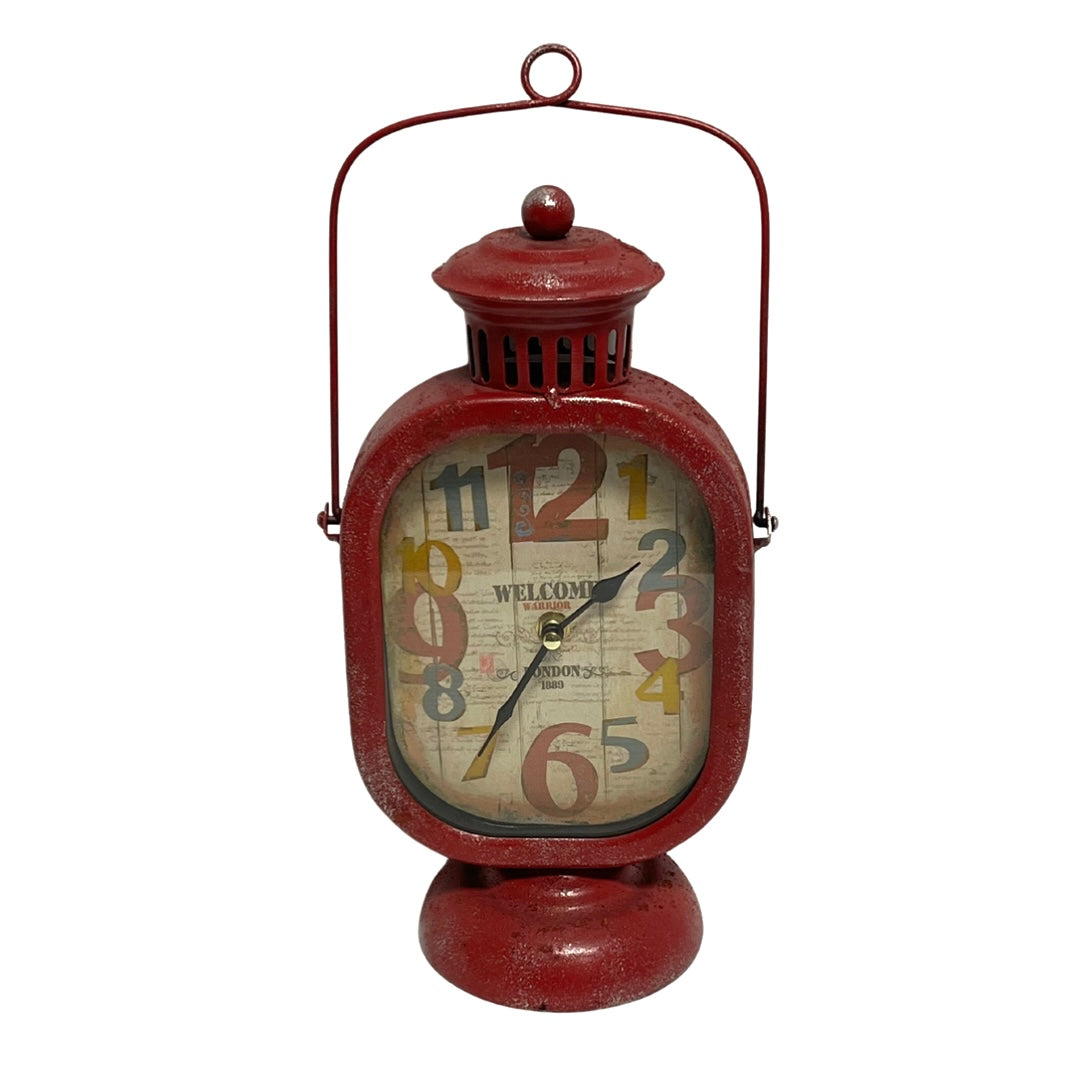 Red Table Top Clock