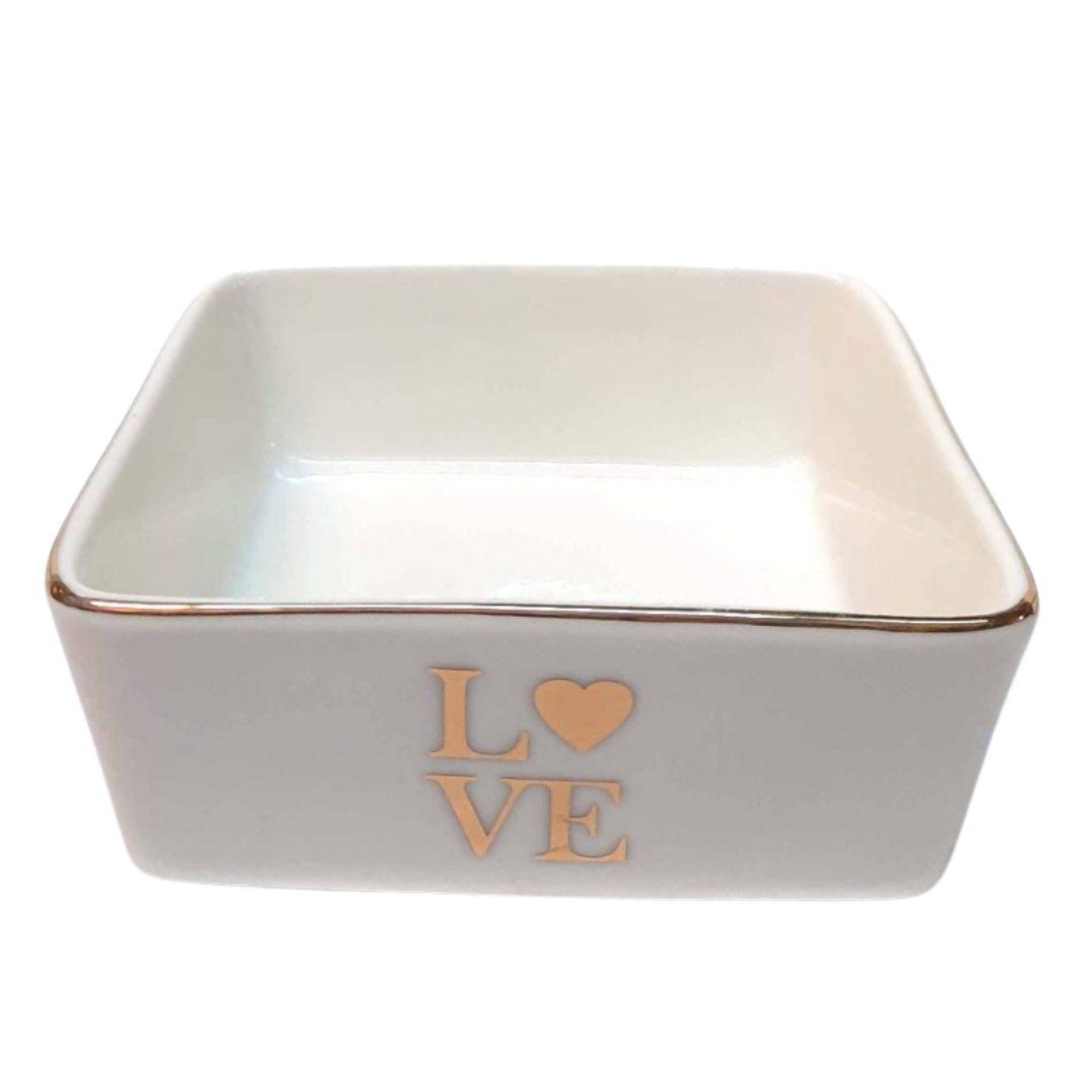 Love Square Accent Dish - Imperial Gifts And Decor™