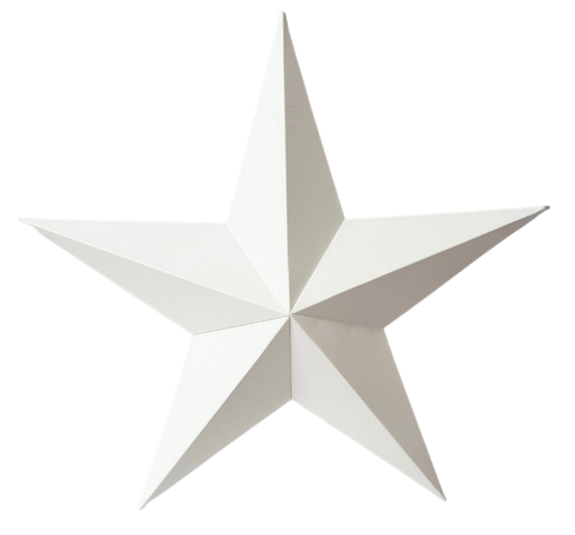 11" Metal Stars - Available in 4 Assorted Colours