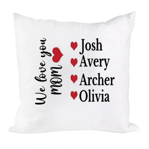 personalized decorative throw pillows gift for mom