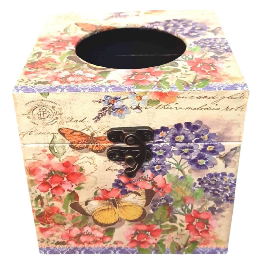 Butterfly Tissue Box Cover