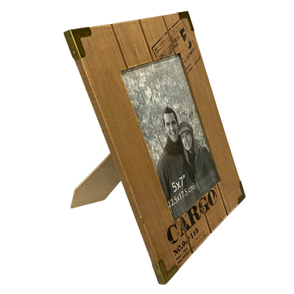 Wooden Cargo Picture Frame
