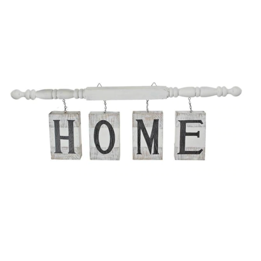 Home Wooden Hanging Sign