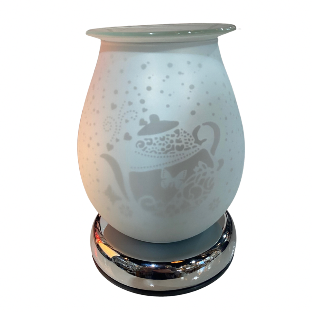 egg shell glass touch sensor wax warmer