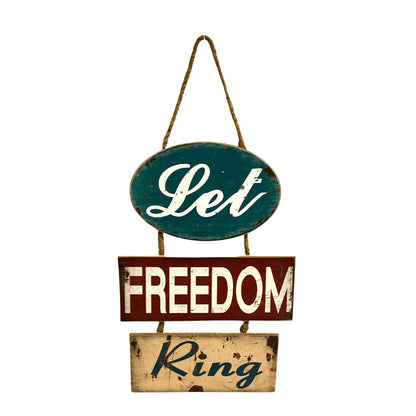 Wooden 3 Tier Hanging Wall Sign - Available in 3 Styles