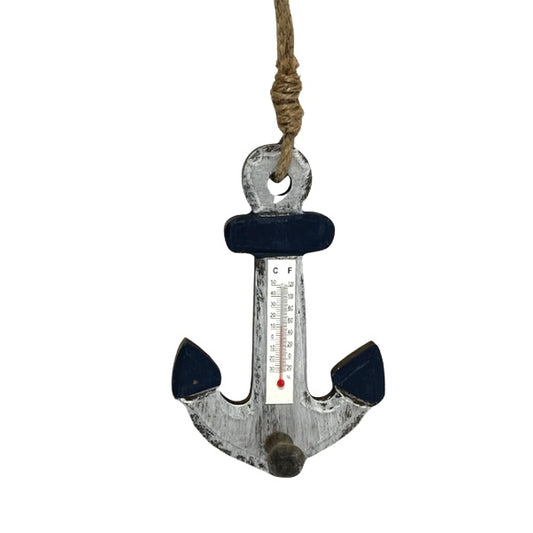 Nautical Hanging Thermometer With Hook - Available in 3 Styles