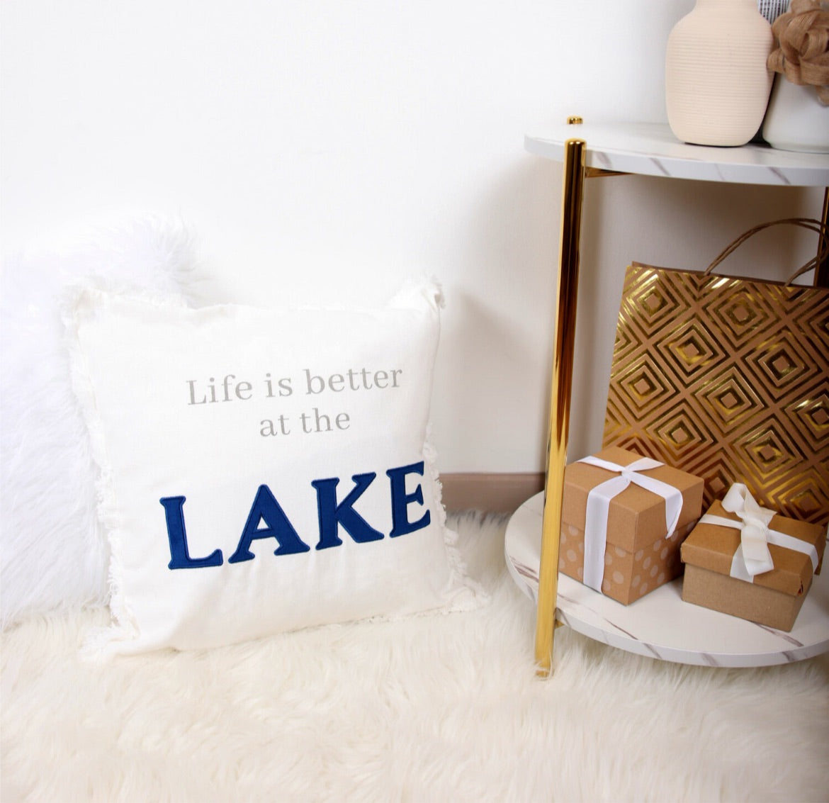 Life Is Better At The Lake Pillow