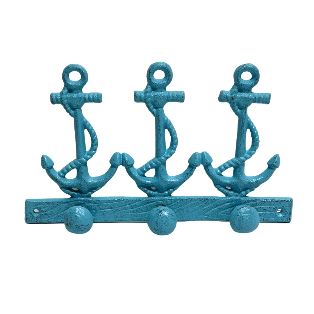 Cast Iron Anchor Hook - Available in 3 Colours