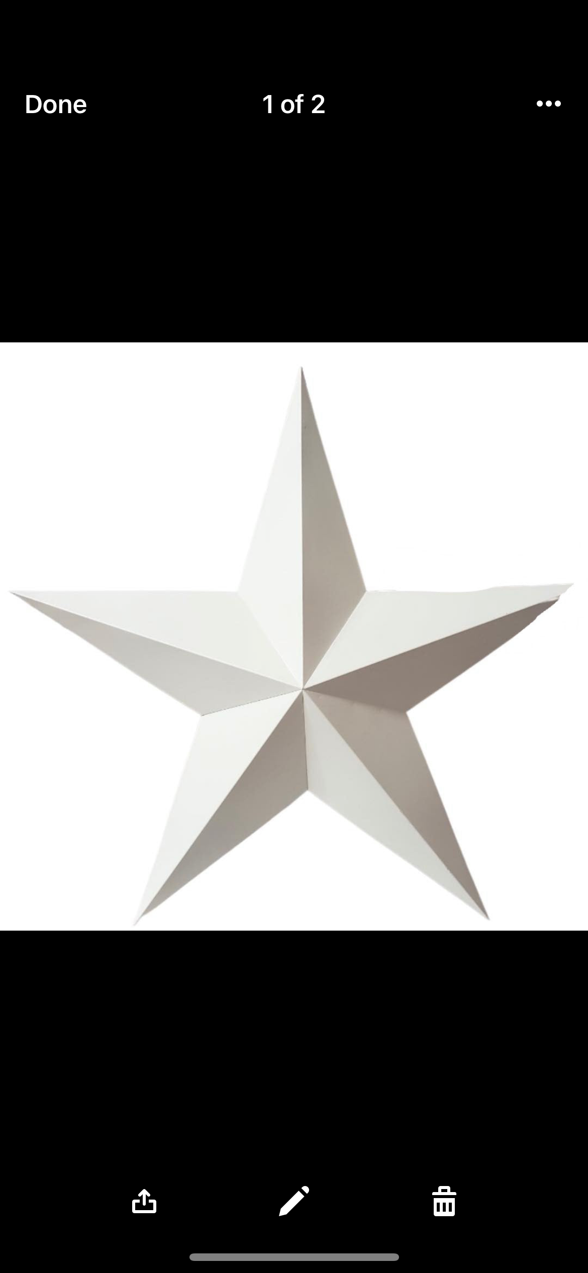 24" Metal Stars - Available in 3 Assorted Colours