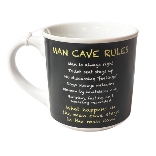 Man Cave Rules Mug