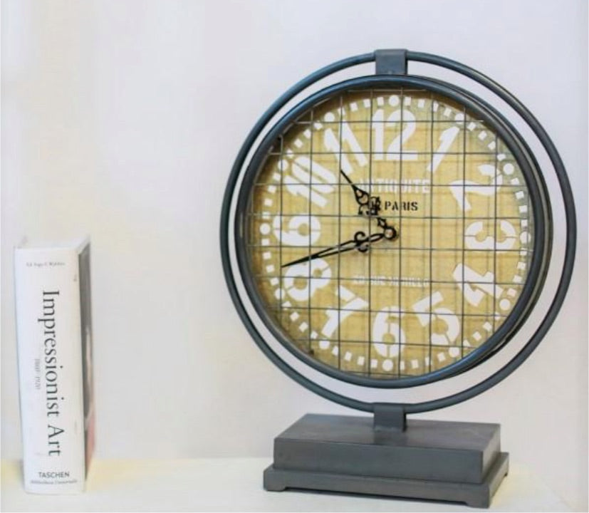 Online Round Metal Table Clocks Windsor