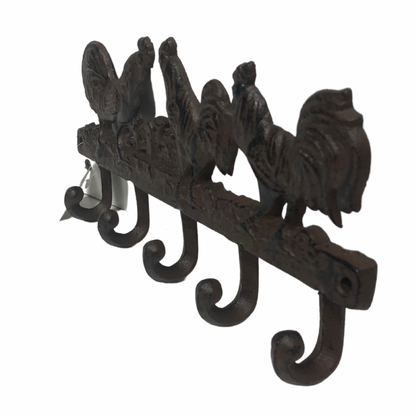 Cast Iron Rooster Wall Hook