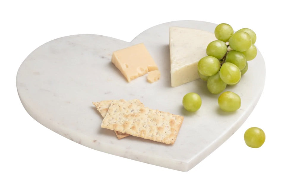 Marble Heart 12" Cheese Serving Board