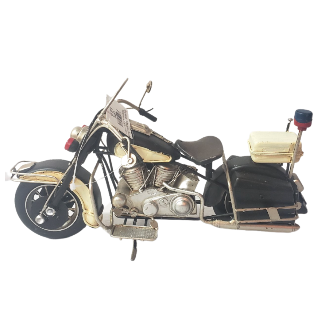 black cream motorcycle model