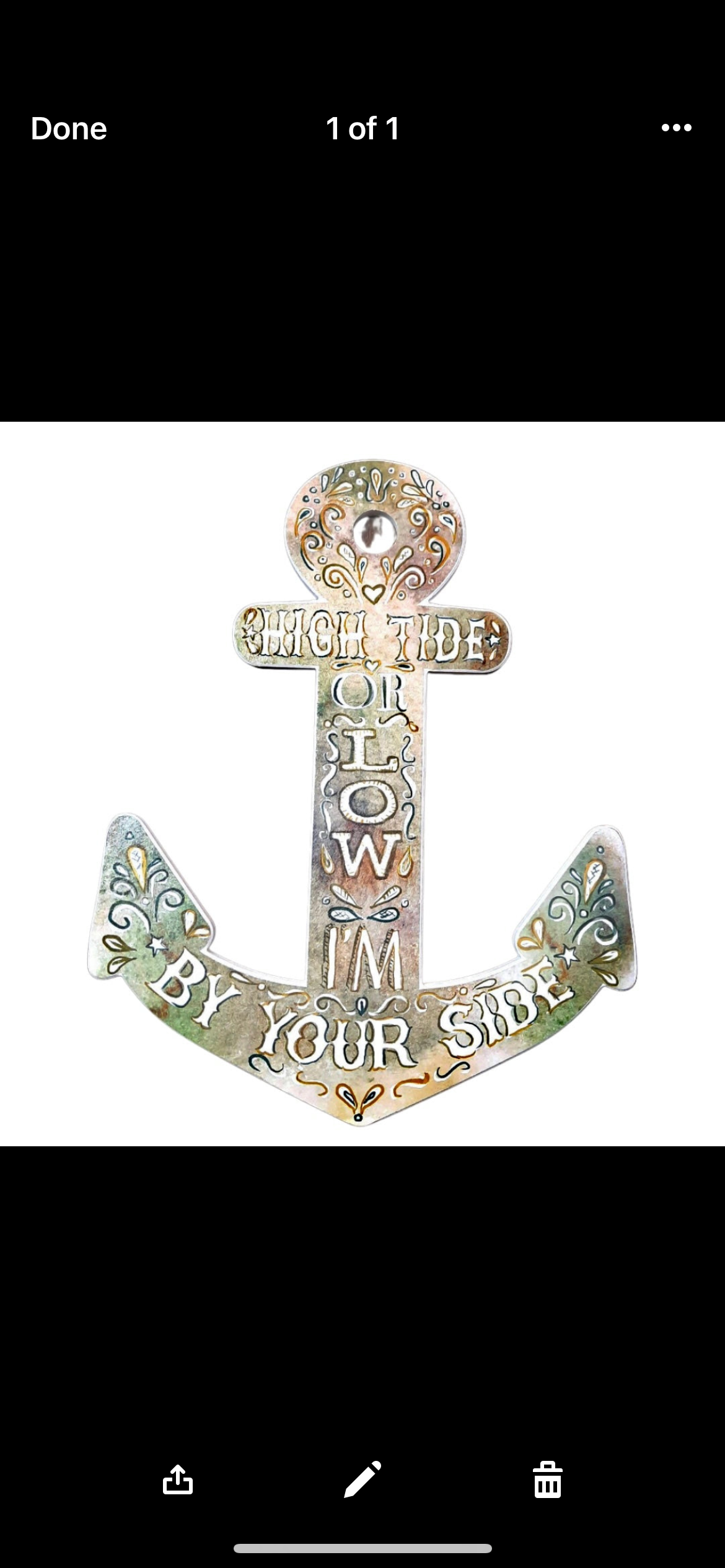 Wooden Decorative Anchors - Available in 3 Styles