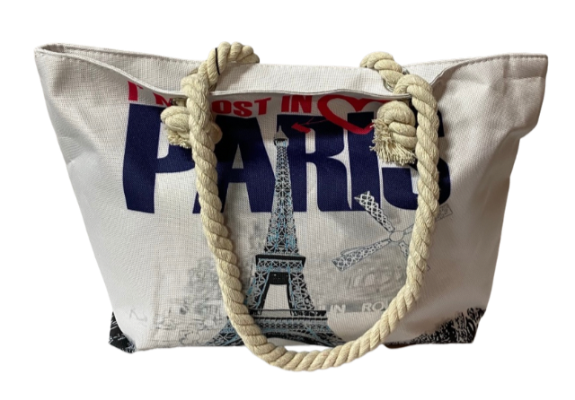 Paris Eiffel Tower Shoulder Tote Bag