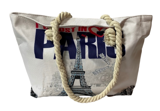 Paris Eiffel Tower Shoulder Tote Bag