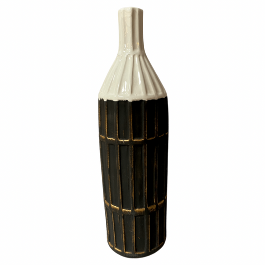 Oubre Bottle Ceramic Vases  Available in 2 Sizes