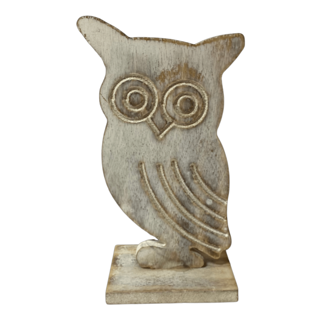 Wooden Vintage Owl - Available in 2 Sizes