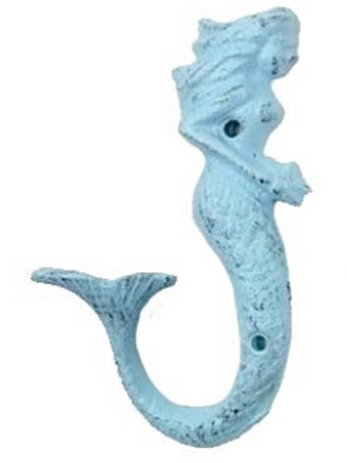 Cast Iron Mermaid Wall Hooks - Available in 3 Colours