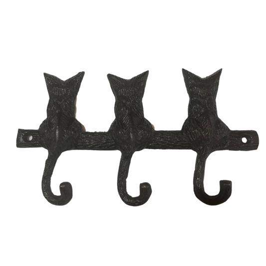 3 Cats Antique Key Hanger