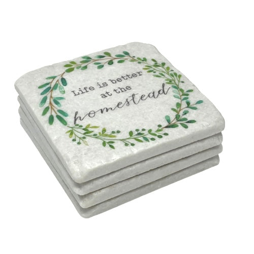 Homestead Coaster Set - Set Of 4